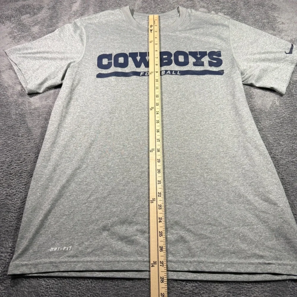 Nike Dallas Cowboys NFL On-Field Dri-FIT T-Shirt Mens Medium Gray FA130105HBB